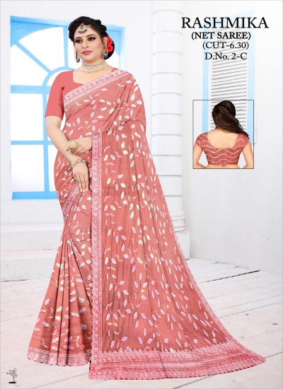 Buy Fancy Net Embroidery Sarees Wholesale Online from Latest Collection | Ajmera Fashion Limited  Manufacturers, Suppliers, Exporters in Dadra And Nagar Haveli And Daman And Diu